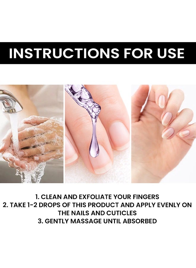 West&Month Nails Strengthen Cuticle Oil for Repair Onychomycosis,Strengthen Nail Cuticles,Care for Nails, Moisturizes and Brightens Nails, 15 ml  - Image 2