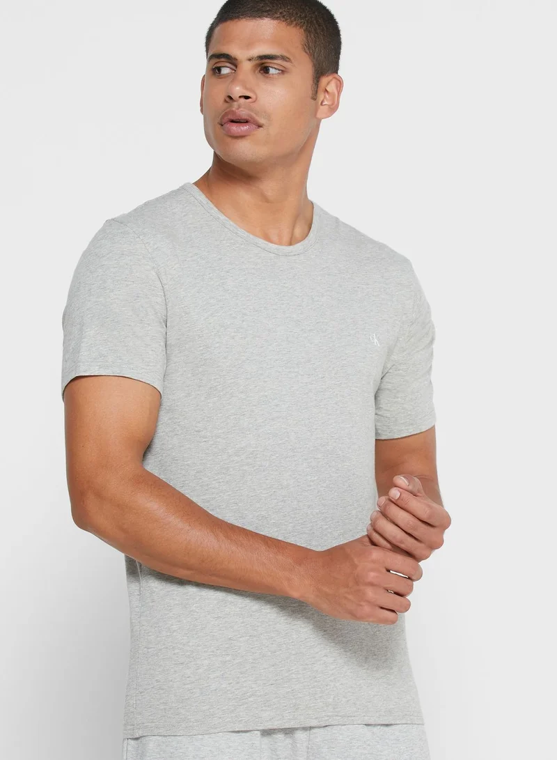 CALVIN KLEIN 2 Pack Essential Crew Neck T-Shirt