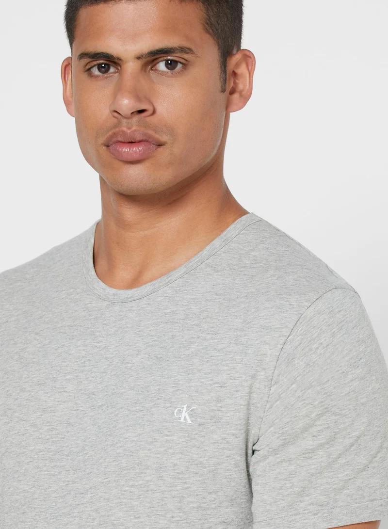 CALVIN KLEIN 2 Pack Essential Crew Neck T-Shirt
