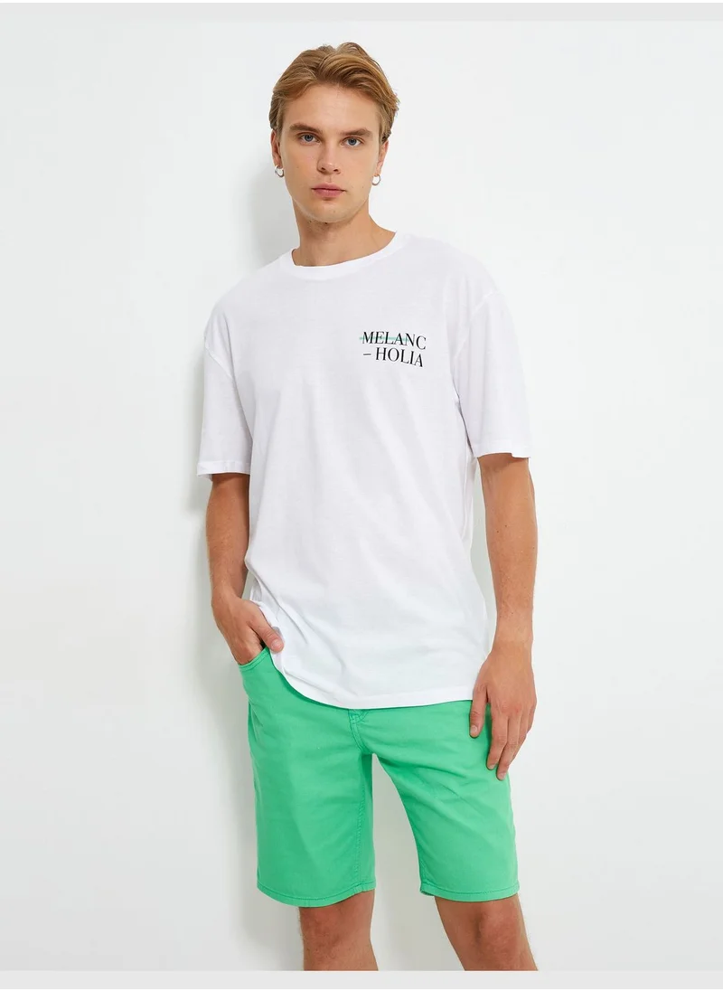 KOTON Straight Gabardine Shorts