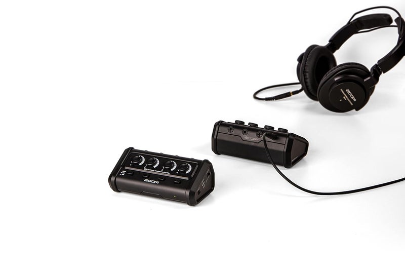 ZOOM ZHA-4 4-Channel, Battery-Powered Headphone Amplifier with Volume & Mute Functions, for Podcasting, Music, Production, and More. - Image 5