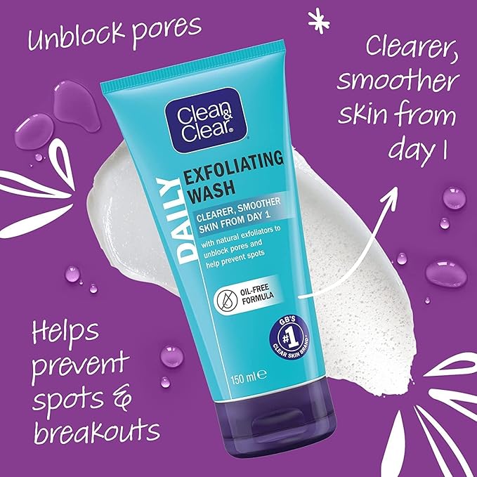 Clean & Clear Clean and Clear Exfoliating Daily Wash 150ml - Image 3