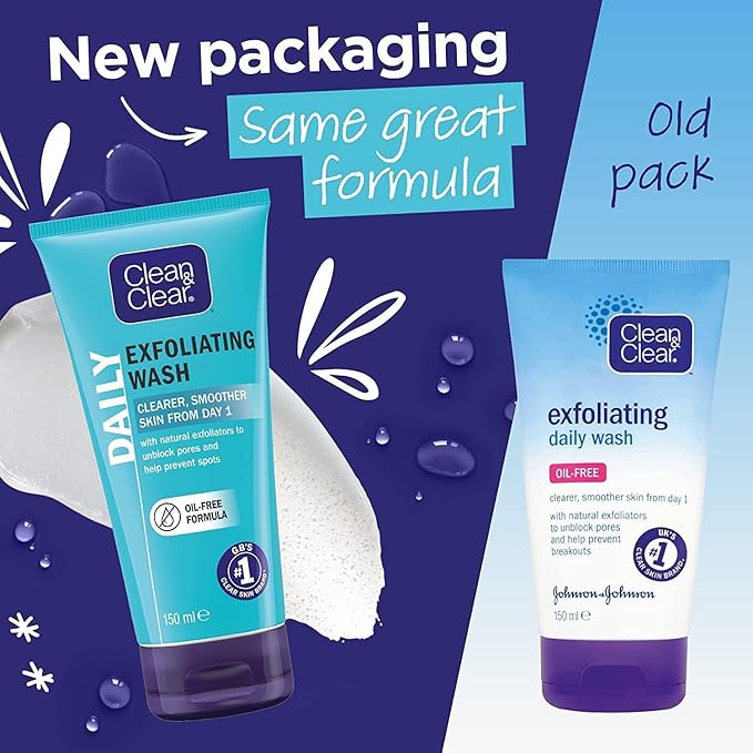 Clean & Clear Clean and Clear Exfoliating Daily Wash 150ml - Image 2