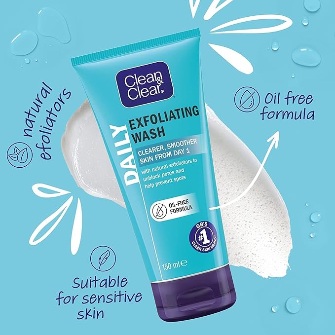 Clean & Clear Clean and Clear Exfoliating Daily Wash 150ml - Image 4