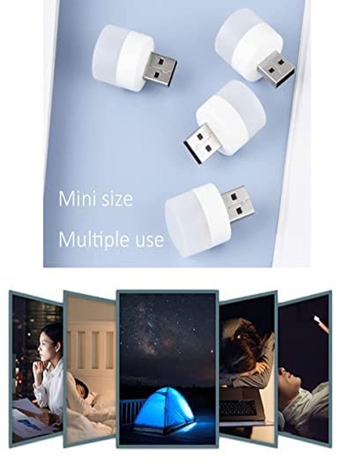 Crazy Sutra® Plug in LED Night Light Mini USB LED Light Flexible USB LED Ambient Light Mini USB LED Light, LED Portable car Bulb, Indoor, Outdoor, Reading, Sleep (5 pcs) - Image 3