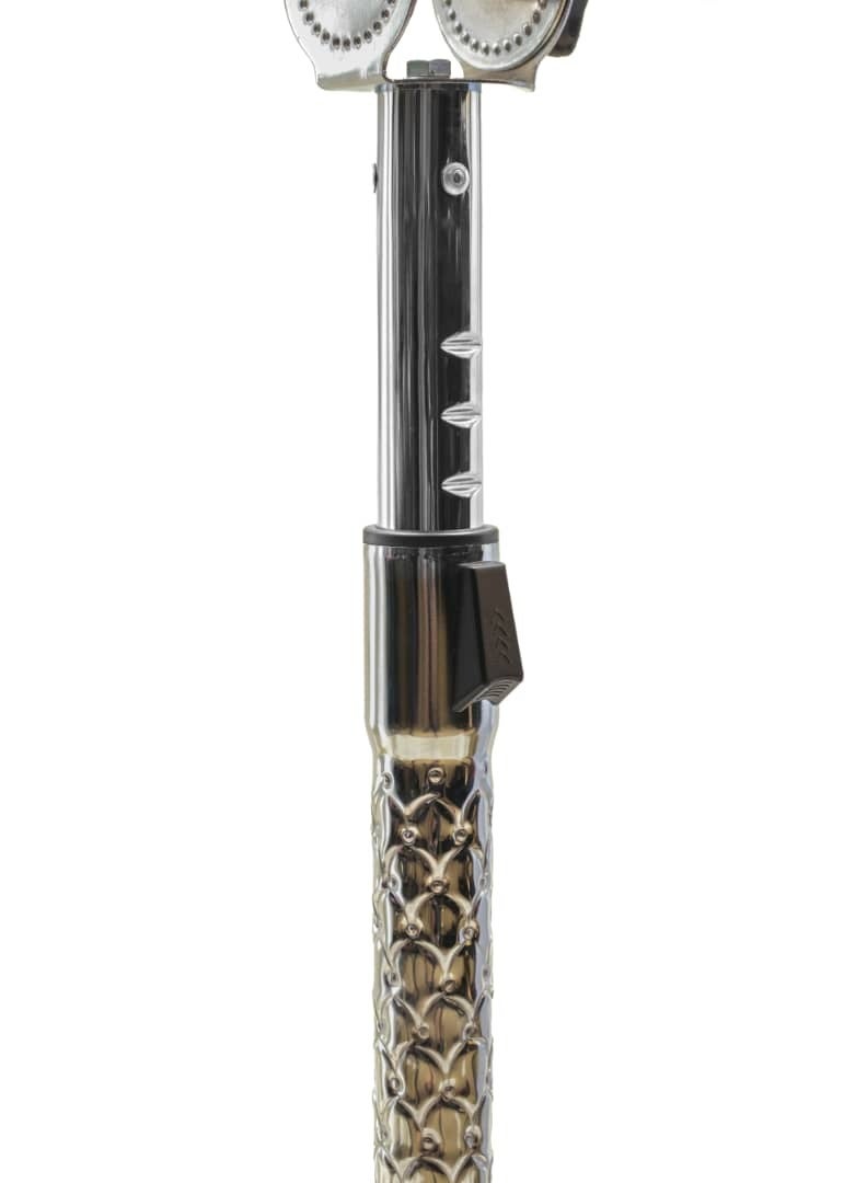 REBENUO Transparent Quran holder consisting of a head made of silver acrylic material, characterized by high durability, light weight and easy installation. Silver - Image 4