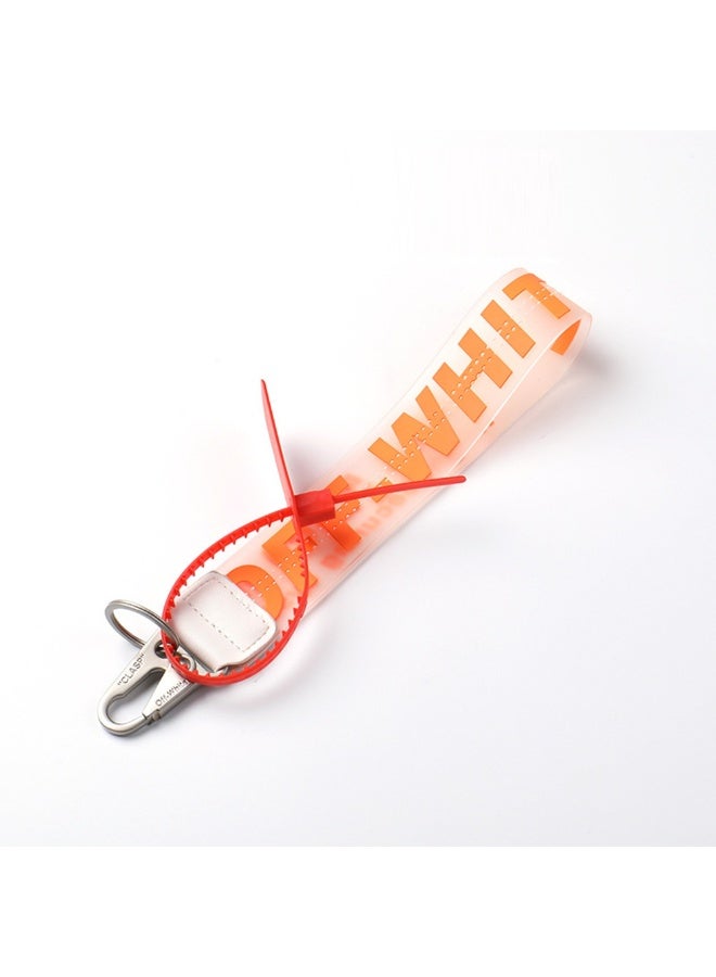 OFF-WHITE VPC material, street fashion, keychain, key ring, lanyard - Image 1