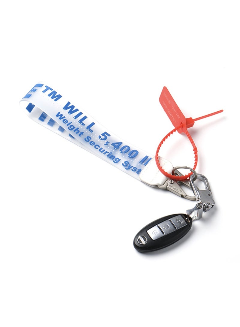 OFF-WHITE VPC material, street fashion, keychain, key ring, lanyard - Image 3