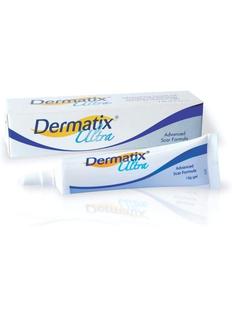 Dermatix Advanced Scar Gel 15g | Silicone Gel for Keloids, Surgical & Hypertrophic Scars | Fast-Drying Formula | Scar Reduction & Skin Smoothing | Suitable for Sensitive Skin - Image 1