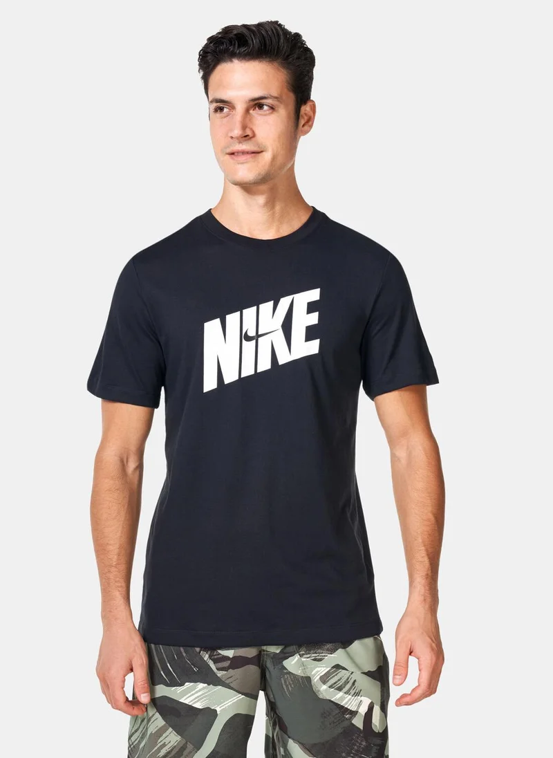نايكي Men's Dri-FIT Fitness T-Shirt