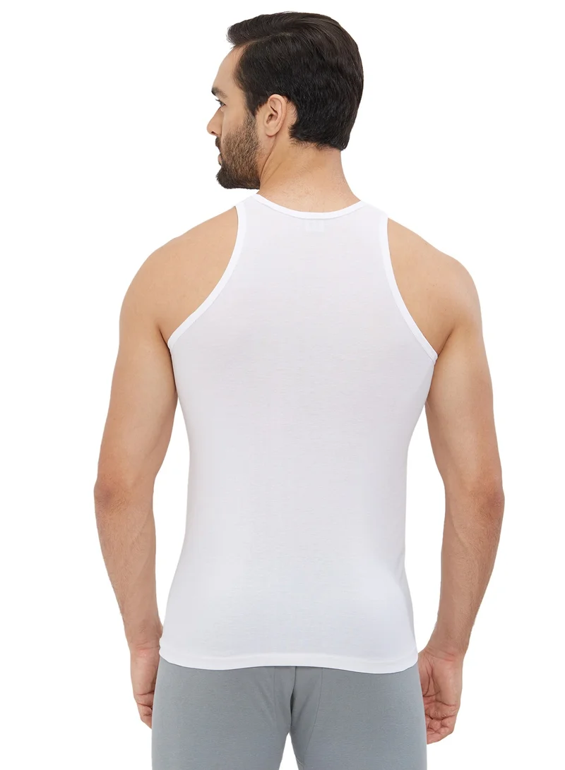 BYC MEN'S AEROCOOL VEST (PACK OF 3) - WHITE