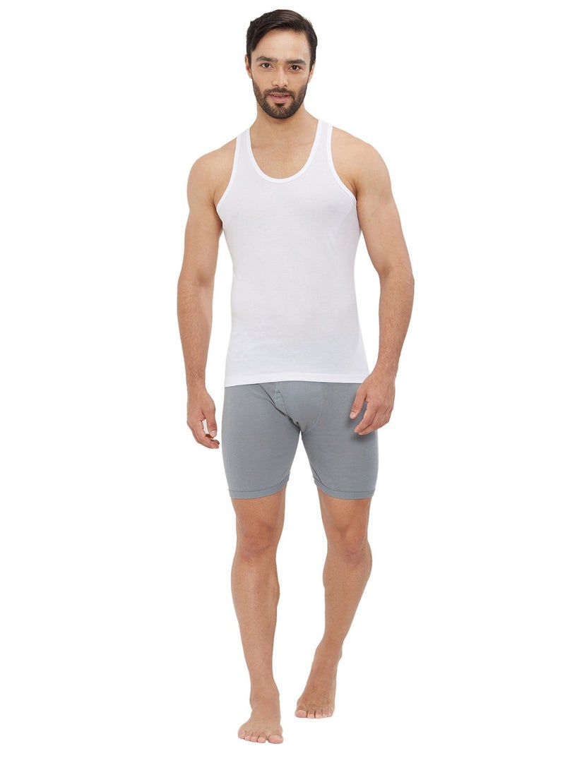 BYC MEN'S AEROCOOL VEST (PACK OF 3) - WHITE - Image 2
