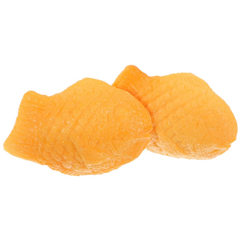 2 Pieces Realistic Japanese Food Simulation Display Models for Kitchen Bakery Decoration Pretend Play Photography Prop - Image 2