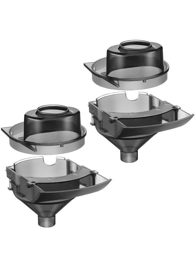 Haircube 2PCS Replacement Funnel & Cover Compatible with Baby Brezza Formula Pro Advanced, Baby Formula Dispenser Replacement Funnel Compatible with Baby Brezza - Easy to Use and Clean - Image 1
