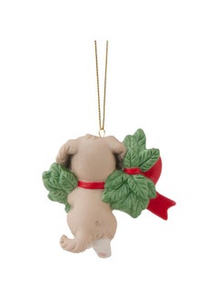 Precious Moments Precious Moments 2024 Dated Dog Ornament | Hanging Out for The Holidays Dated 2024 Dog Bisque Porcelain Ornament | Christmas Decor & Gifts  - Image 5