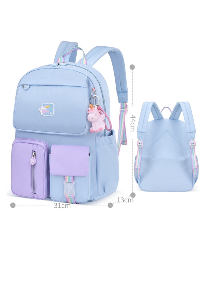 SUNSAR Children's school bag waterproof lightweight backpack for 6-15 years old elementary school students school bag for boys and girls - Image 2