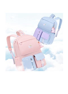 SUNSAR Children's school bag waterproof lightweight backpack for 6-15 years old elementary school students school bag for boys and girls  - Image 4