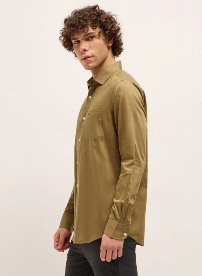 THE BEAR HOUSE Men's Shirt for Casual and Formal Wear | Classic Button-Down Style for Office, Daily Use, Travel, Events & All-Season Outfits | Versatile & Stylish Wardrobe Essential for Every Occasion