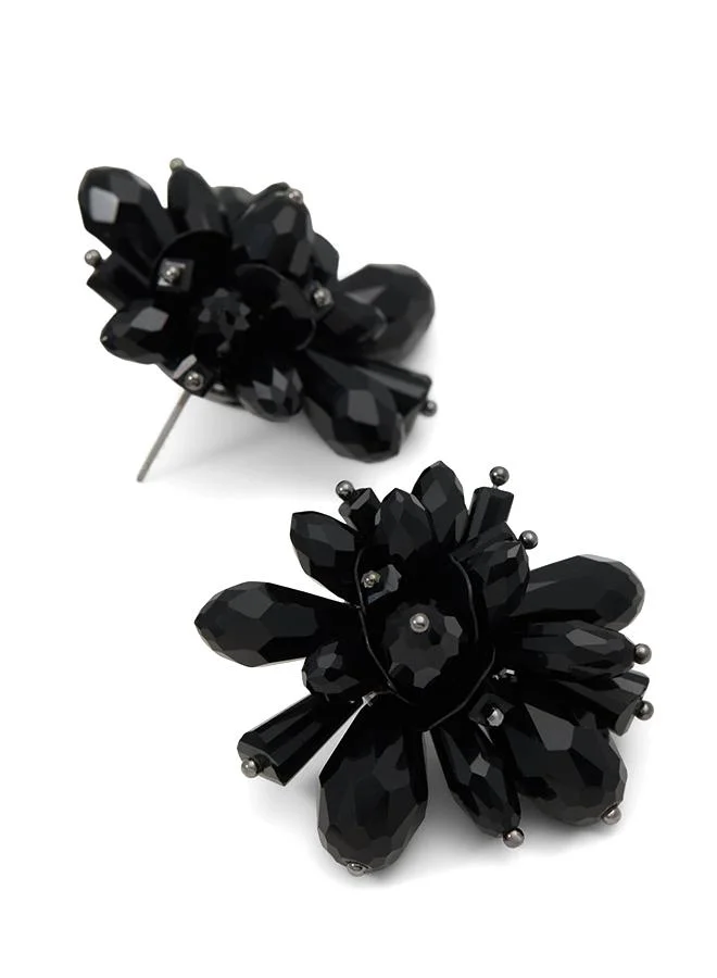 Soriya Ladies Black Earrings