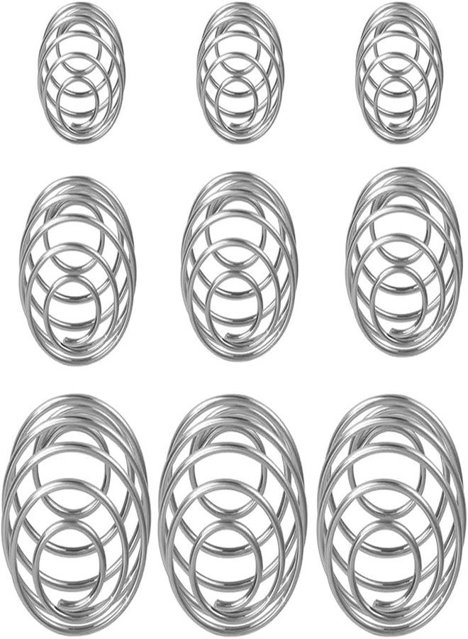 Quweiz 9 Pcs Shaker Balls for Protein Shakes, Salad Dressing and Drinking Bottle, 304 Stainless Steel Shaker Ball Mixer Ball Replacement (3Size - Image 1