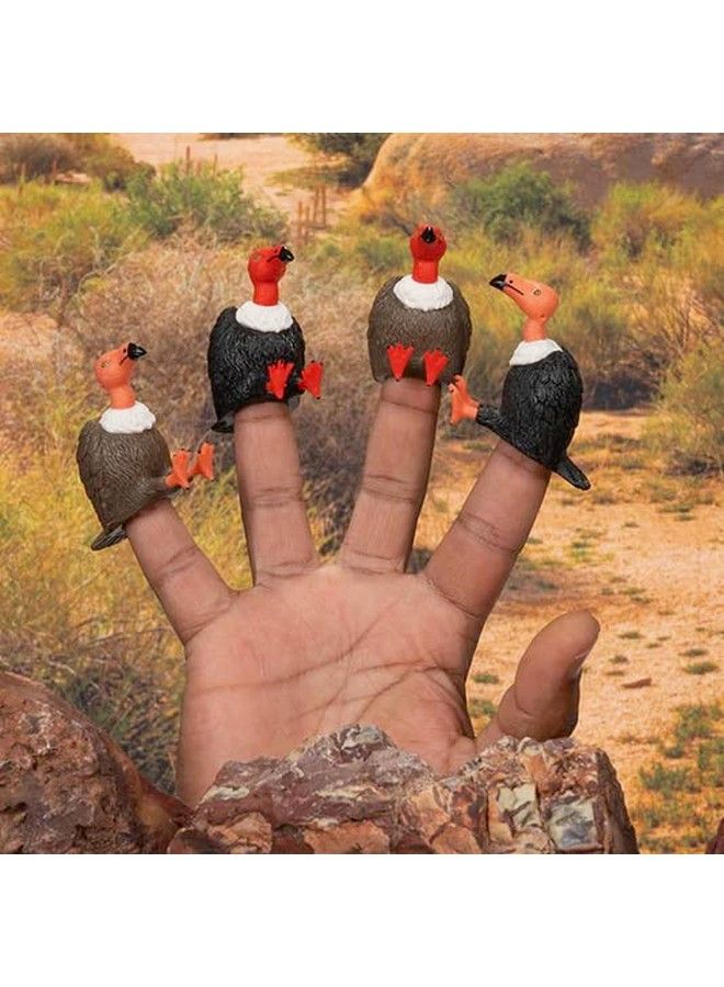 Accoutrements Archie Mcphee Finger Vultures Finger Puppets (Set Of 4) - Image 3