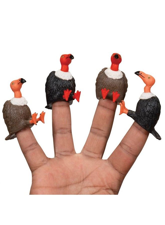 Accoutrements Archie Mcphee Finger Vultures Finger Puppets (Set Of 4) - Image 1