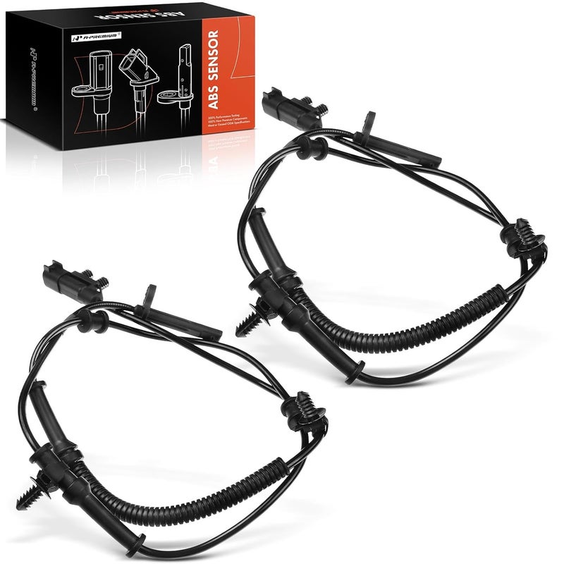 A-Premium ABS Wheel Speed Sensor for Dodge Durango & Jeep Grand Cherokee - Front Driver and Passenger Side - Image 1