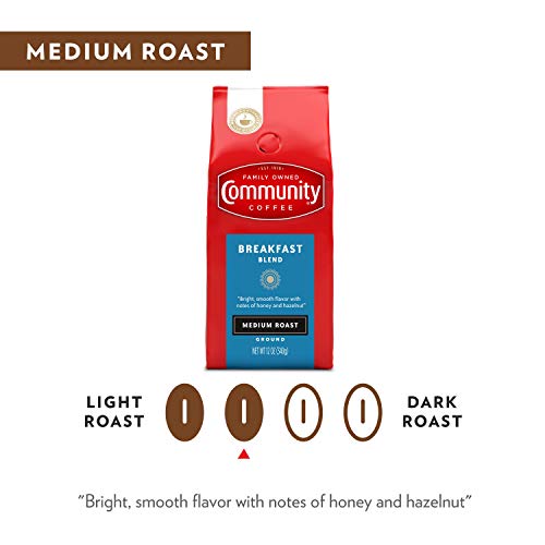Community Coffee Breakfast Blend, Ground Coffee, Medium Roast, 12 Ounce Bag (Pack of 1) - Image 4
