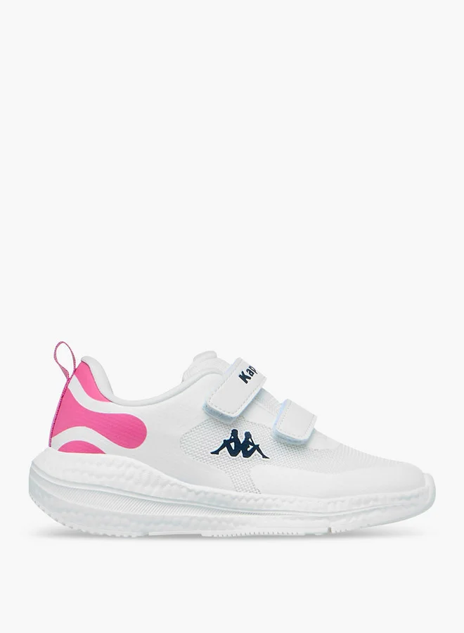 كابا Girls' Panelled Sports Shoes with Hook and Loop Closure