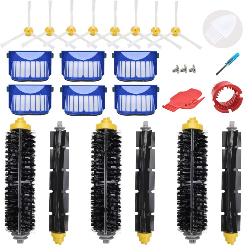 مجموعة قطع الغيار البديلة LOVECO لـ iRobot Roomba 675 645 655 671 677