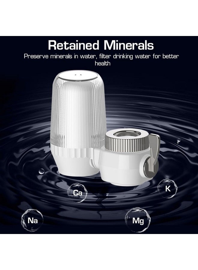 Supvox® Faucet Water Filter Active Carbon Filtration Core Water Filter Faucet Mount Water Filtration System for Tap Water, Hard Water Softener, Universal Water Tap Filter - Image 5
