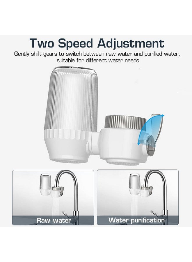 Supvox® Faucet Water Filter Active Carbon Filtration Core Water Filter Faucet Mount Water Filtration System for Tap Water, Hard Water Softener, Universal Water Tap Filter - Image 4