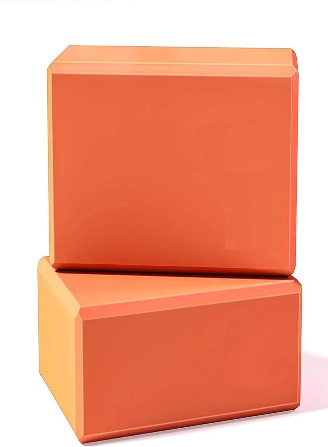 DESCTIDY مكعبات يوغا ديسكتيدي (قطعتان) - مكعبات EVA عالية الكثافة لدعم وتحسين القوة والتوازن والمرونة - خفيفة الوزن، مقاومة للروائح والرطوبة - Image 1