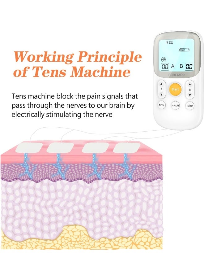 jumper JUMPER Dual Channel Tens Machine Therapy Device for Pain Management  - Image 3