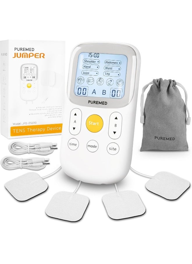 jumper JUMPER Dual Channel Tens Machine Therapy Device for Pain Management  - Image 1