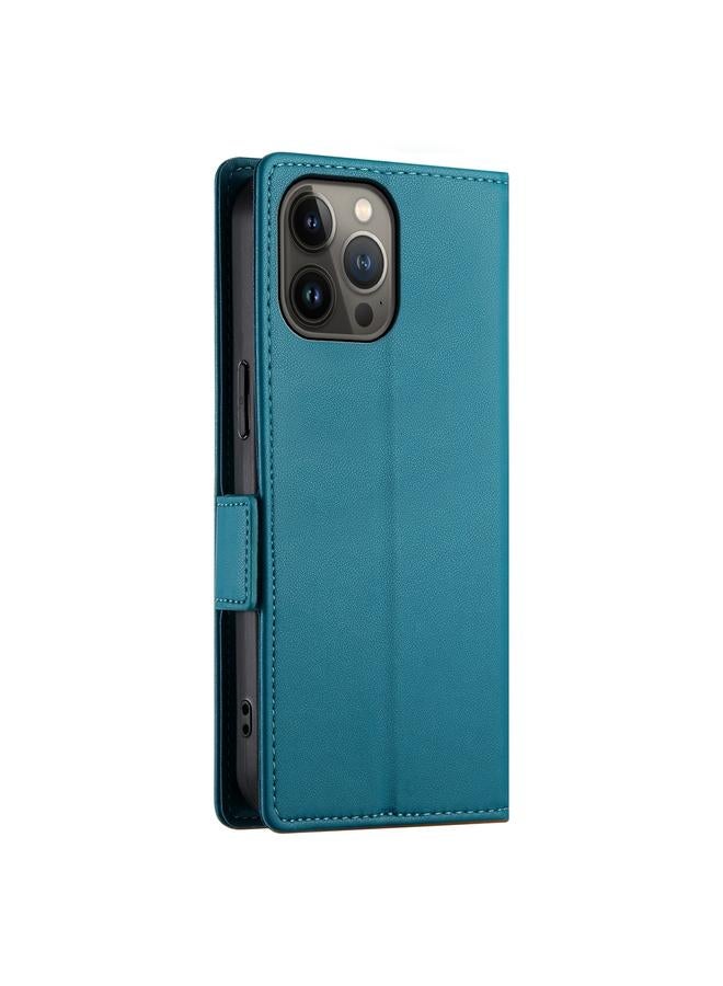 Zaboon Case For iPhone 13 Pro Max Side Buckle Magnetic Frosted Leather Phone Case - Image 3