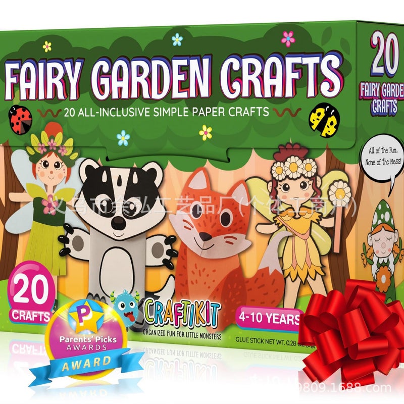 20 Crafts in a Box Simple Paper Crafts Kids Handmade Kit - Image 2