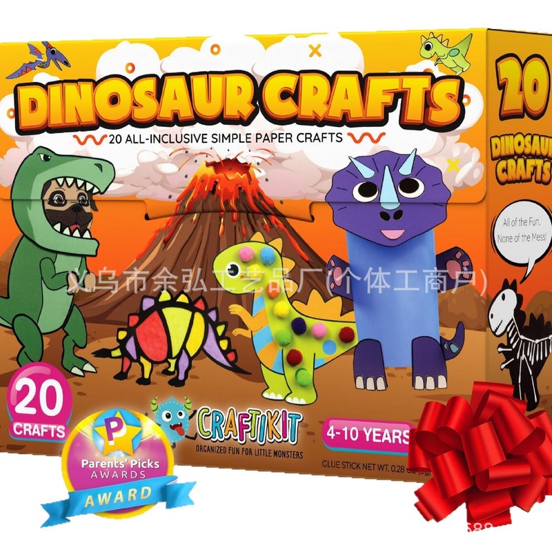 20 Crafts in a Box Simple Paper Crafts Kids Handmade Kit - Image 3
