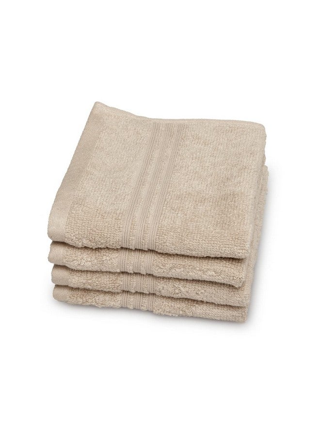Spaces 100% Cotton Face Towel Light Weight Smart Color High Absorbency 450 GSM Light Brown - Image 2