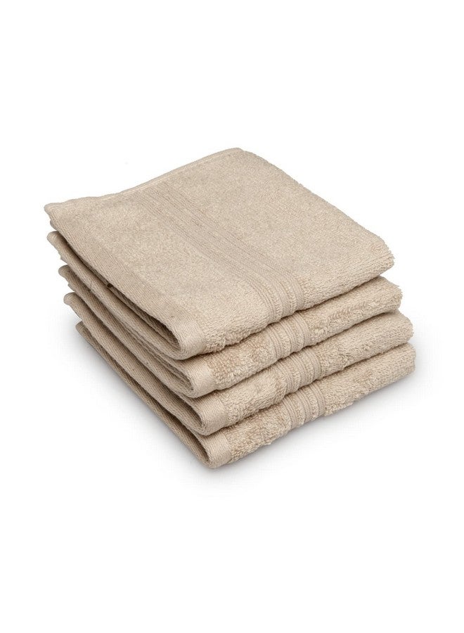 Spaces 100% Cotton Face Towel Light Weight Smart Color High Absorbency 450 GSM Light Brown - Image 3
