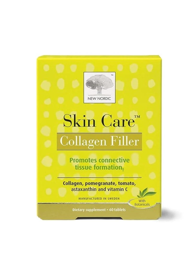 New Nordic Skin Care Collagen Filler, 60 Tablets