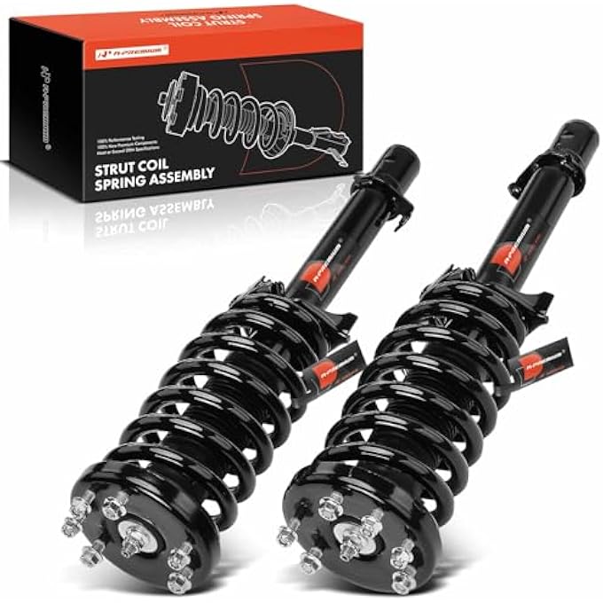 A-Premium Front Pair 2 Complete Strut And Coil Spring Assembly Compatible With Honda Crosstour 20122015 Accord Crosstour 20102011 Driver And Passenger SideReplace 18920759 18920760 - Image 1