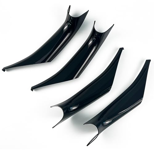 CHUANGHUI 4PCS Car Door Pull Cover Fit for BMW X3 G01 2018-2023, X4 G02 2019-2024 Interior Door Handle Protective Decorate Covers 20i 30i 30e (Piano Black) - Image 5