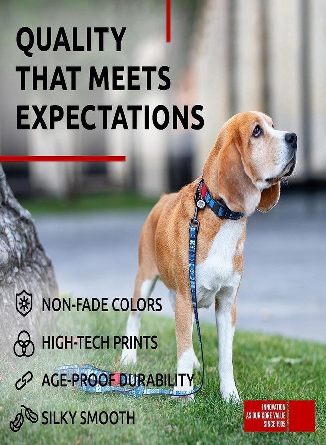 KICKZU Double-Sided Reflective 4-Foot Long Handle Padded Strong and Durable Nylon Leash Ideal for Running, Walking & Training Small, Medium and Large Dogs (Multicolor) - Image 4