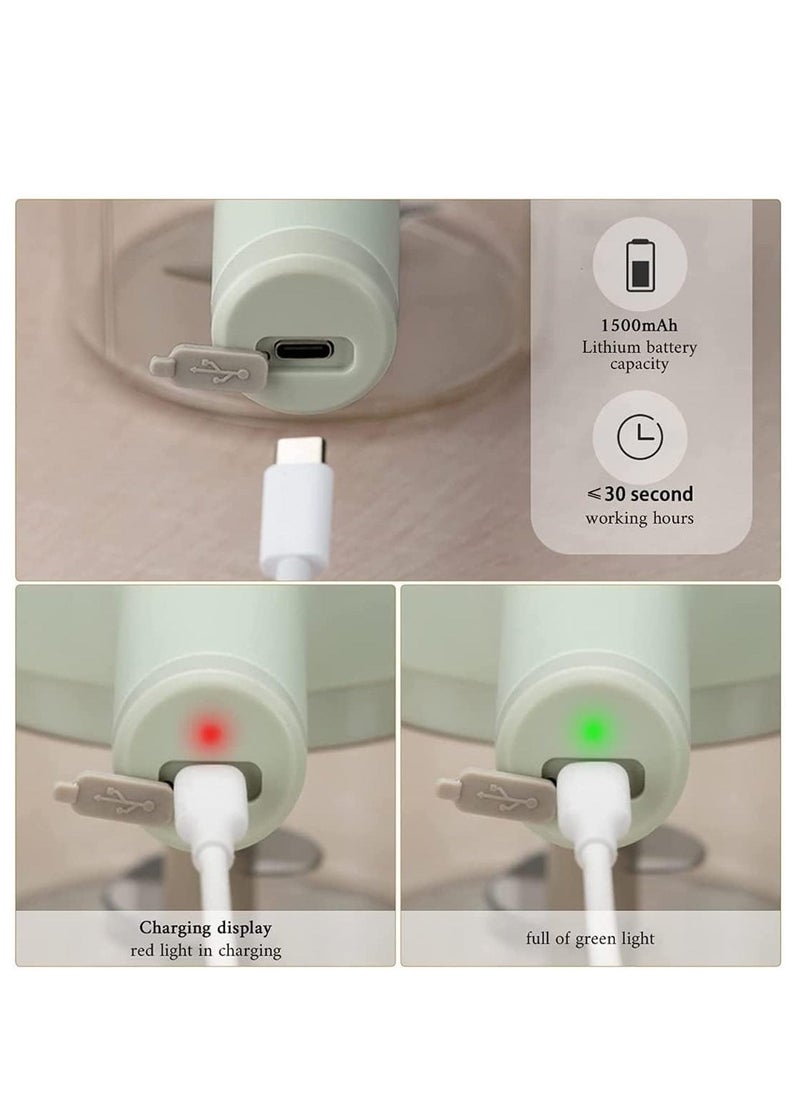 ELTRAZONE Electric Vegetable Cutter Set,Gatling Vegetable Chopper Mini Wireless Food Processor,Garlic Chili Onion Celery Ginger Meat Garlic Chopper with Brush - Image 3