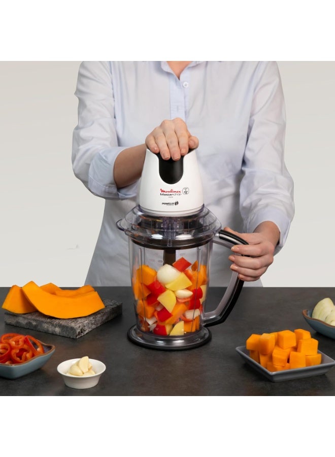 مولينكس قطاعة اكسترا ماستر تشوب بقوة 1000 واط سعة 1.5 لتر من مولينكس، لون أبيض/أسود - DJ4791EG 1000 W DJ4791EG - Image 3