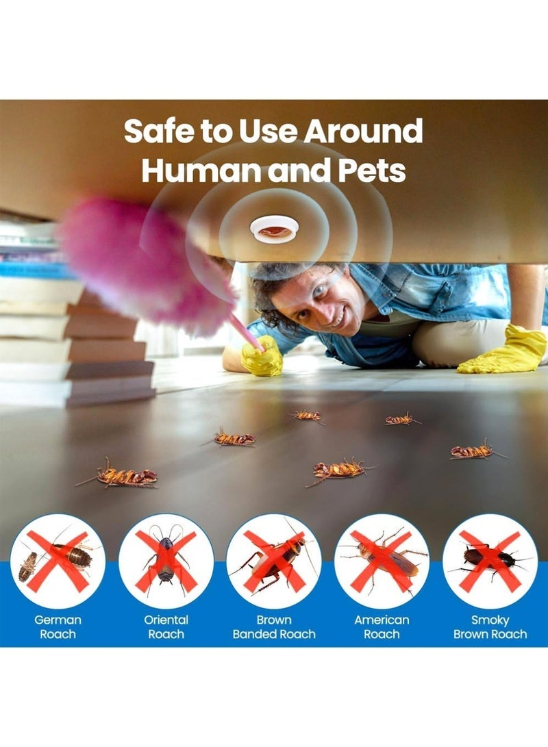 YOUGE 64PCS Home Kitchen Cockroach Killer Safe for Kids and Pets Roach killer, House Pest Control Cock Roach Medicine roach killer - Image 5
