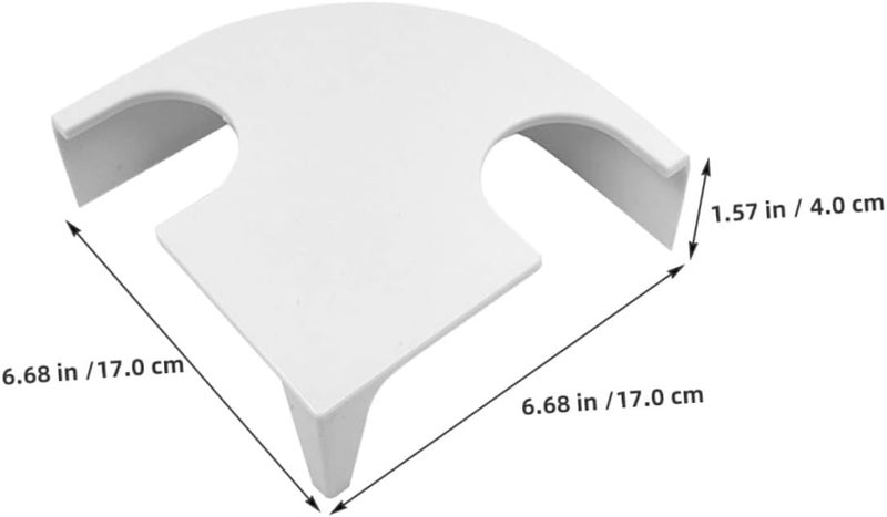 Corner Aquarium Fish Hideout Cave with Dual Holes, White Resin Betta Shelter and Shrimp Hiding House for Fish Tank Decoration and Breeding - Image 2