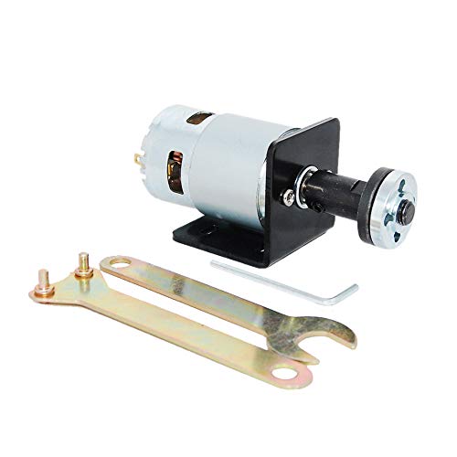 CHANCS Micro 775 Series 12V/24V DC Motor with Saw Blade Connecting Rod with Seat Mounting Holder Stands Bracket Cutting Machine - Image 1