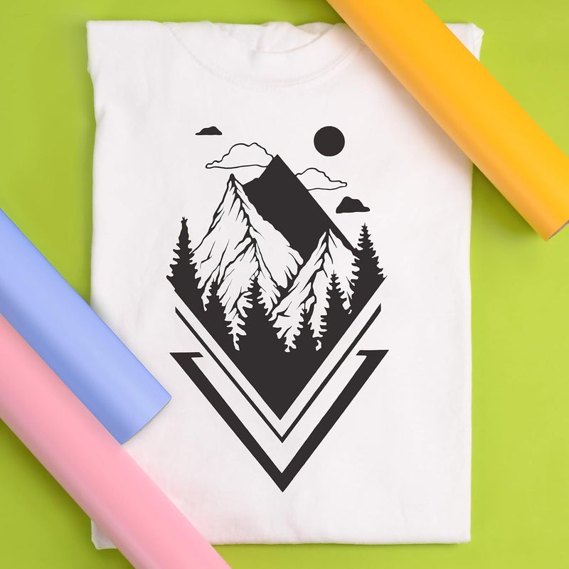 SISER EasyWeed Heat Transfer Vinyl 11.8" x 5ft Roll (Black) - - Compatible, Cricut, Silhouette and Other Craft/Professional Cutters - CPSIA Certified - Image 4